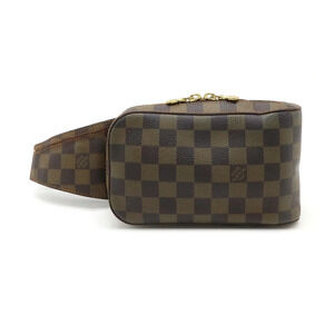 LOUIS VUITTON Damier Geronimos Body Bag Shoulder Waist Pouch